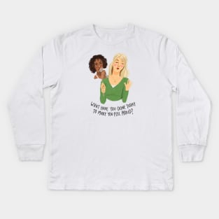 What have you done today? - Stevie Miranda Heather Small song lyric Kids Long Sleeve T-Shirt